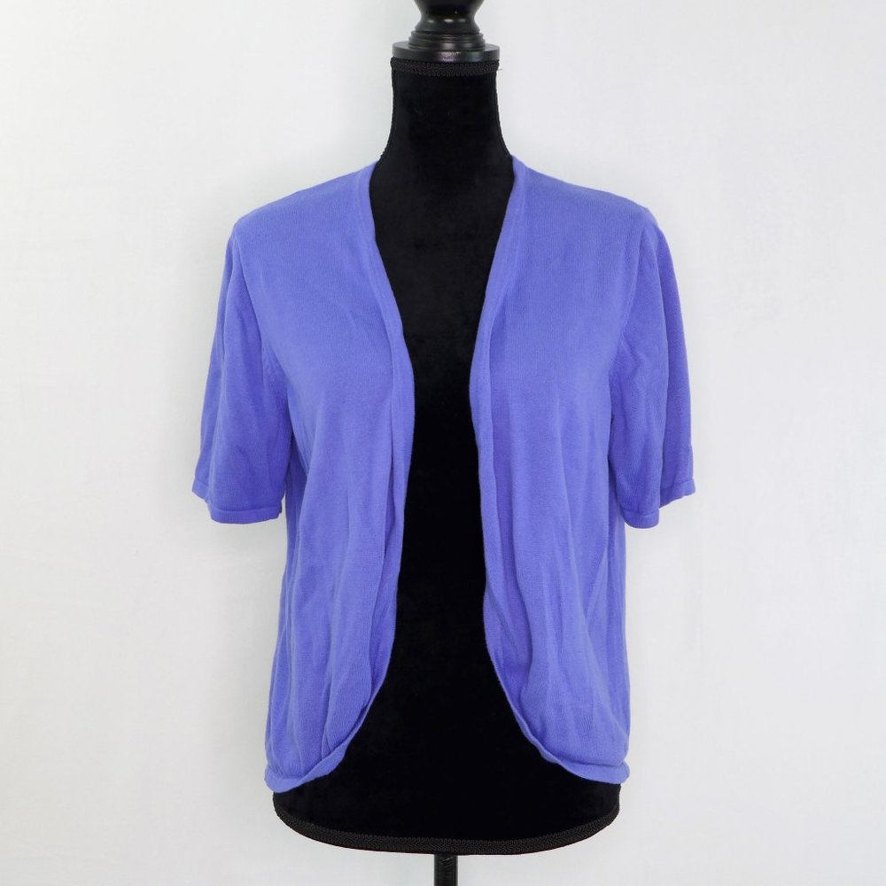 Coldwater Creek Shrug sweater Vioet LARGE